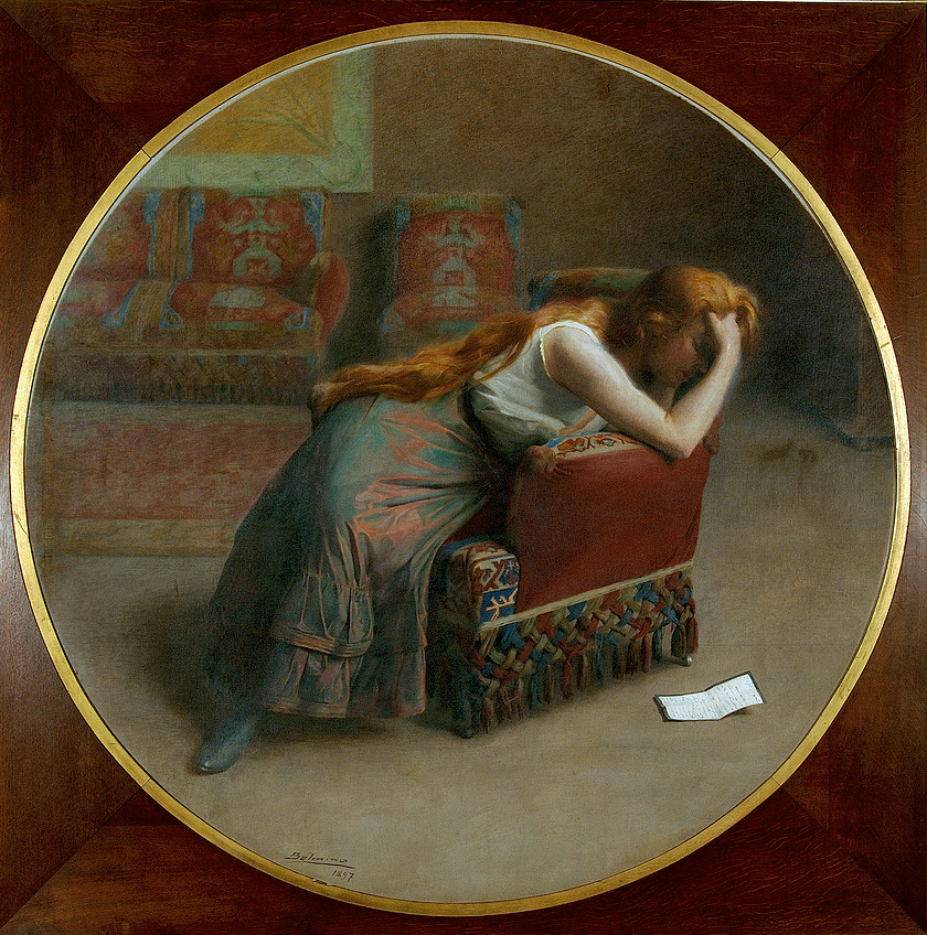 Bad news by Belmiro de Almeida
