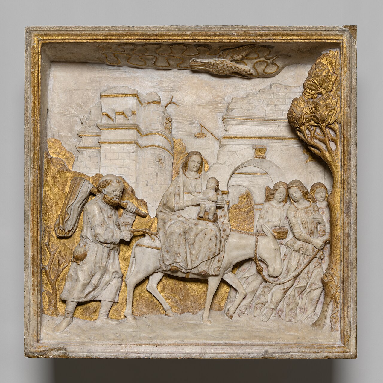 The Flight into Egypt by Benedetto Briosco