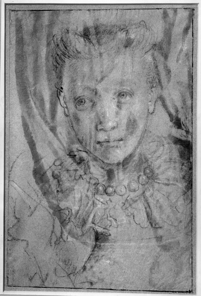 Portrait of a Girl, Cut at the Shoulders by Benedetto Caliari