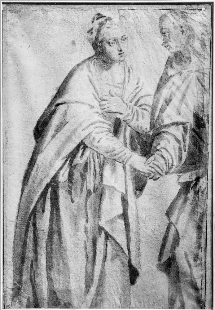The Virgin and Elizabeth by Benedetto Caliari
