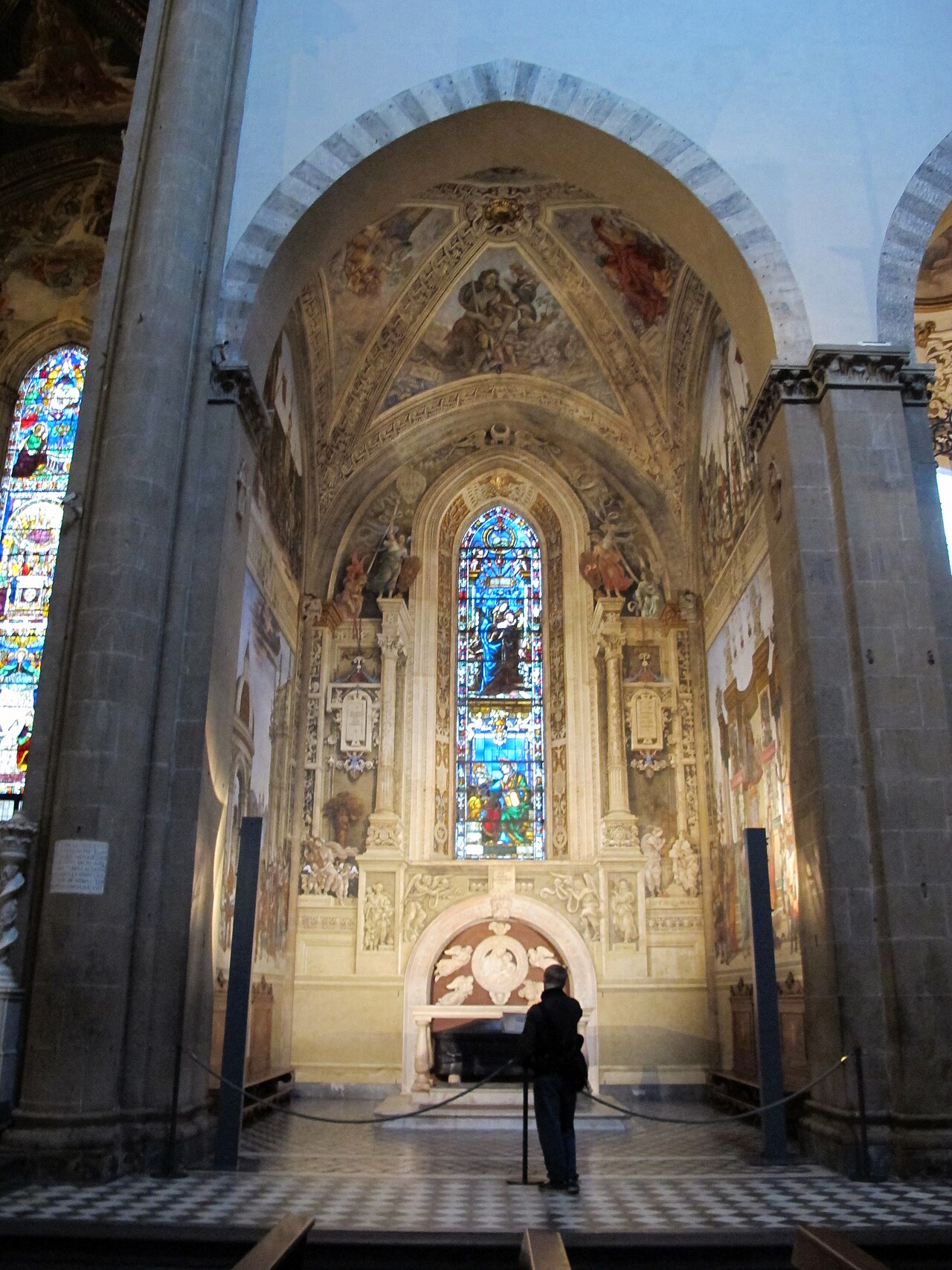 Chapel of Filippo Strozzi by Benedetto da Maiano
