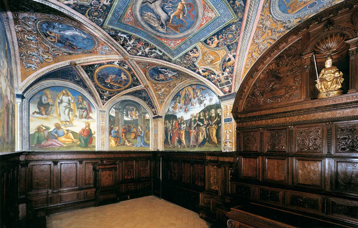 Hearing Room of the College of Exchange by Benedetto da Maiano