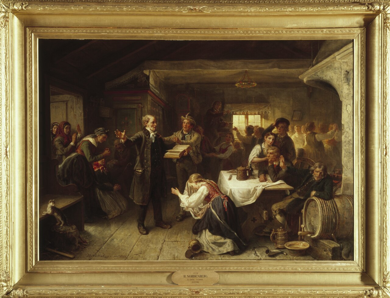 A Revivalist Disturbs the Merrymaking by Bengt Nordenberg