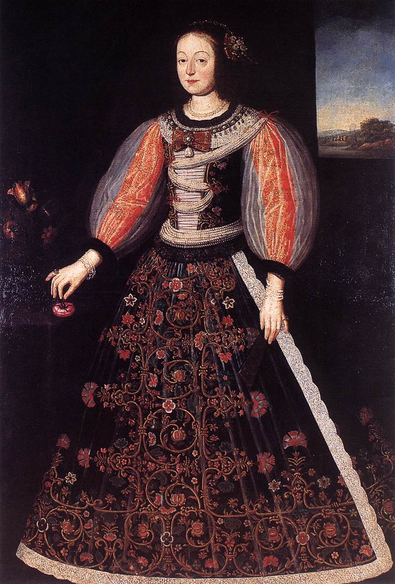 Portrait of Princess Anna Julianna Eszterházy, Wife of Count Ferenc Nádasdy by Benjamin Block