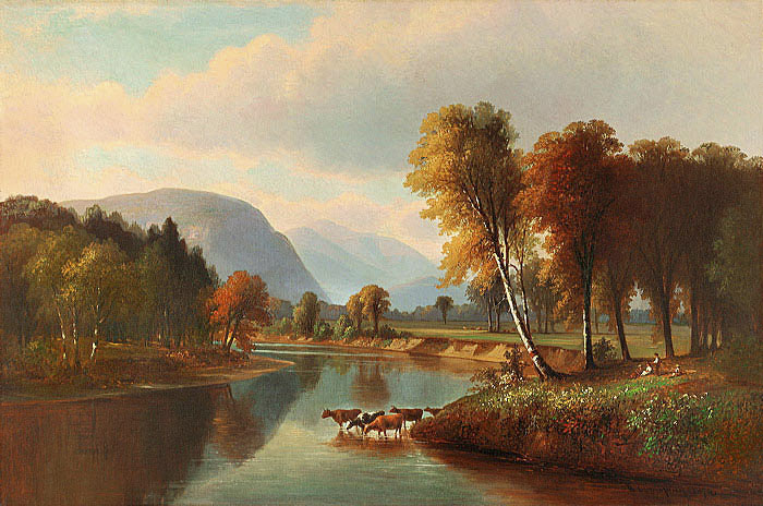 Saco River, North Conway by Benjamin Champney