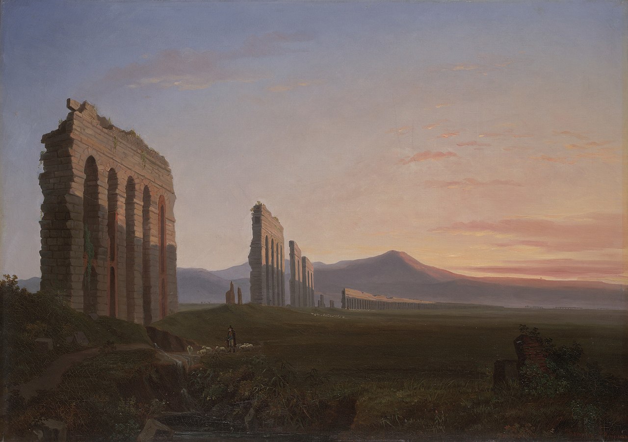 View of the Roman Campagna by Benjamin Champney