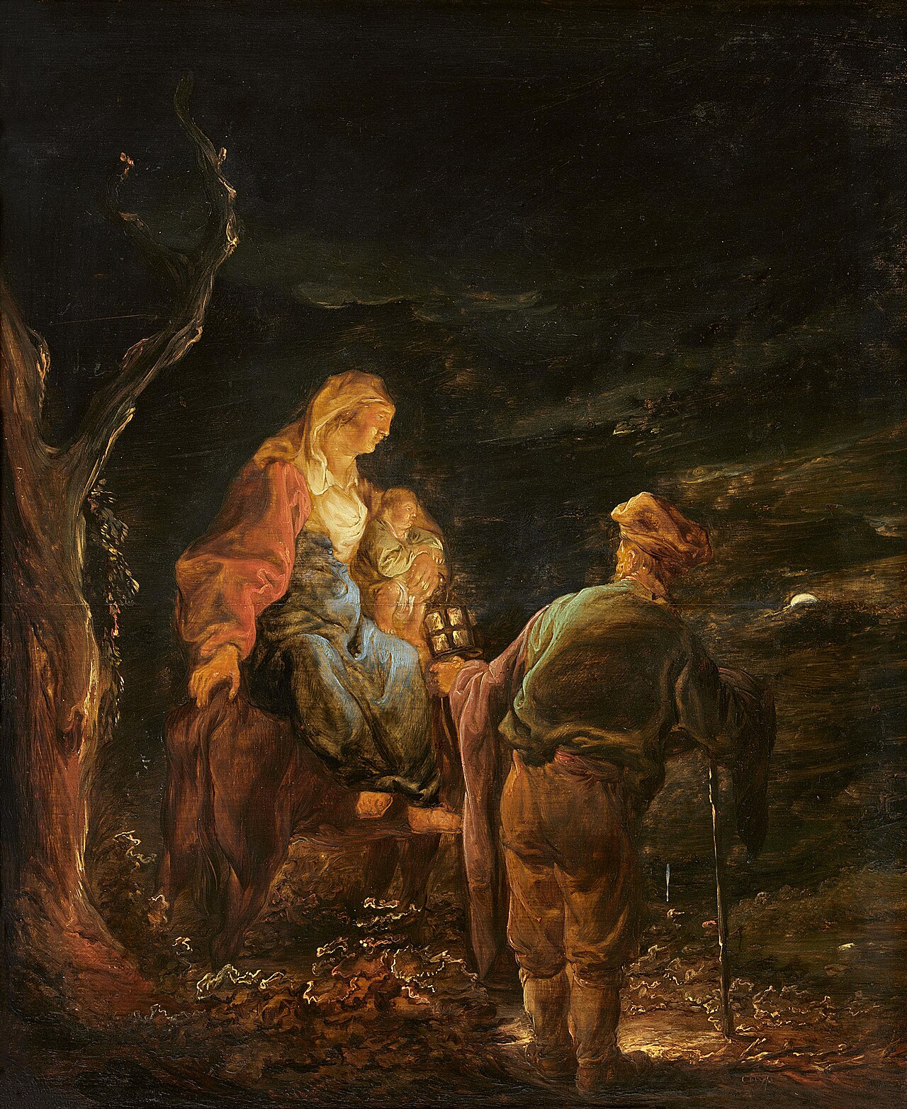 Rest on the Flight into Egypt by Benjamin Gerritsz Cuyp