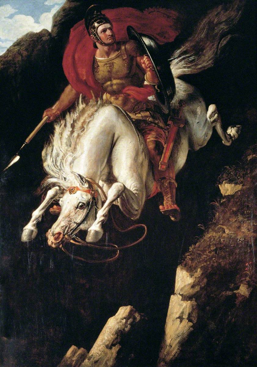 Curtius Leaping into the Gulf by Benjamin Haydon