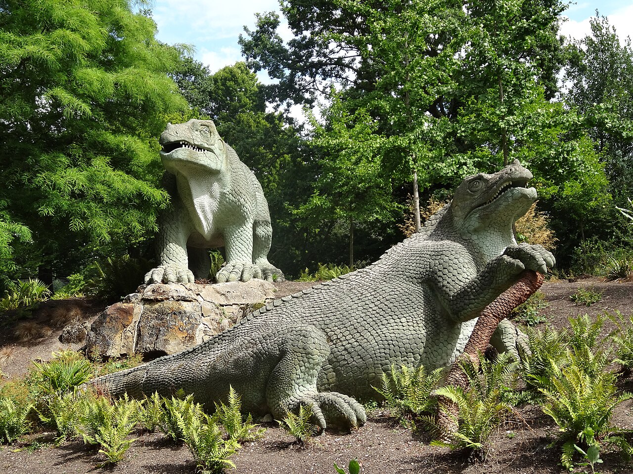 Crystal Palace Dinosaurs by Benjamin Waterhouse Hawkins