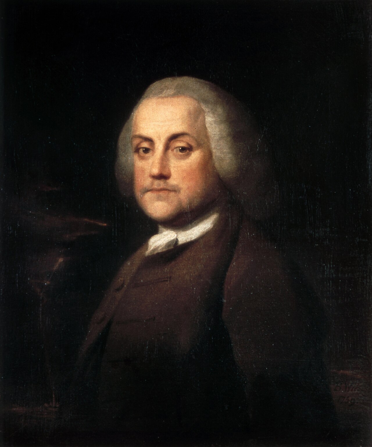 Benjamin Franklin by Benjamin Wilson