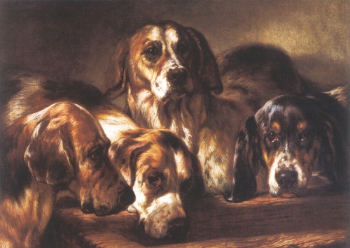 French hounds by Benno Adam
