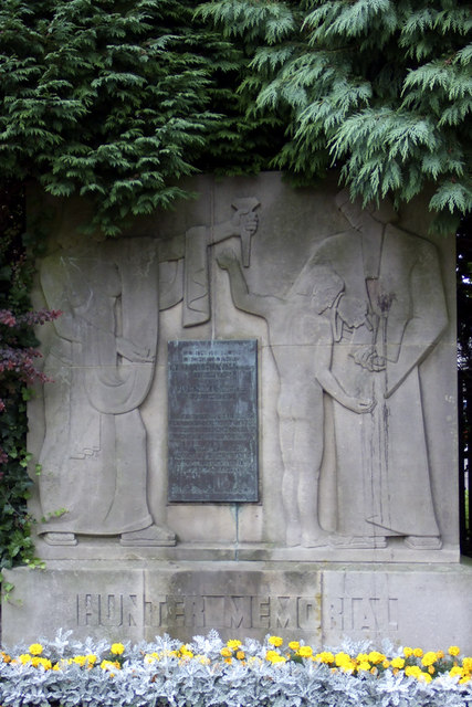 Hunter Memorial, Stuart Street, East Kilbride by Benno Schotz
