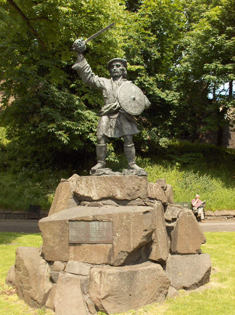 Rob Roy statue, Stirling by Benno Schotz