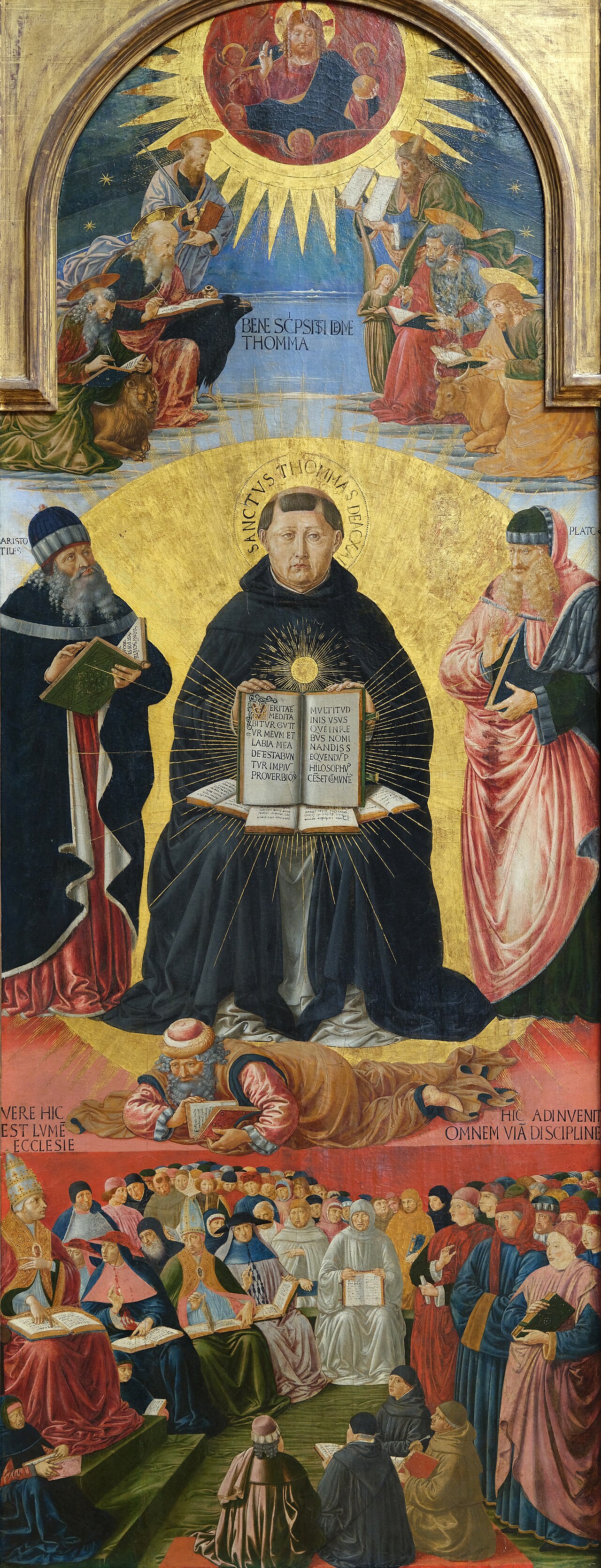 Triumph of St. Thomas Aquinas by Benozzo Gozzoli