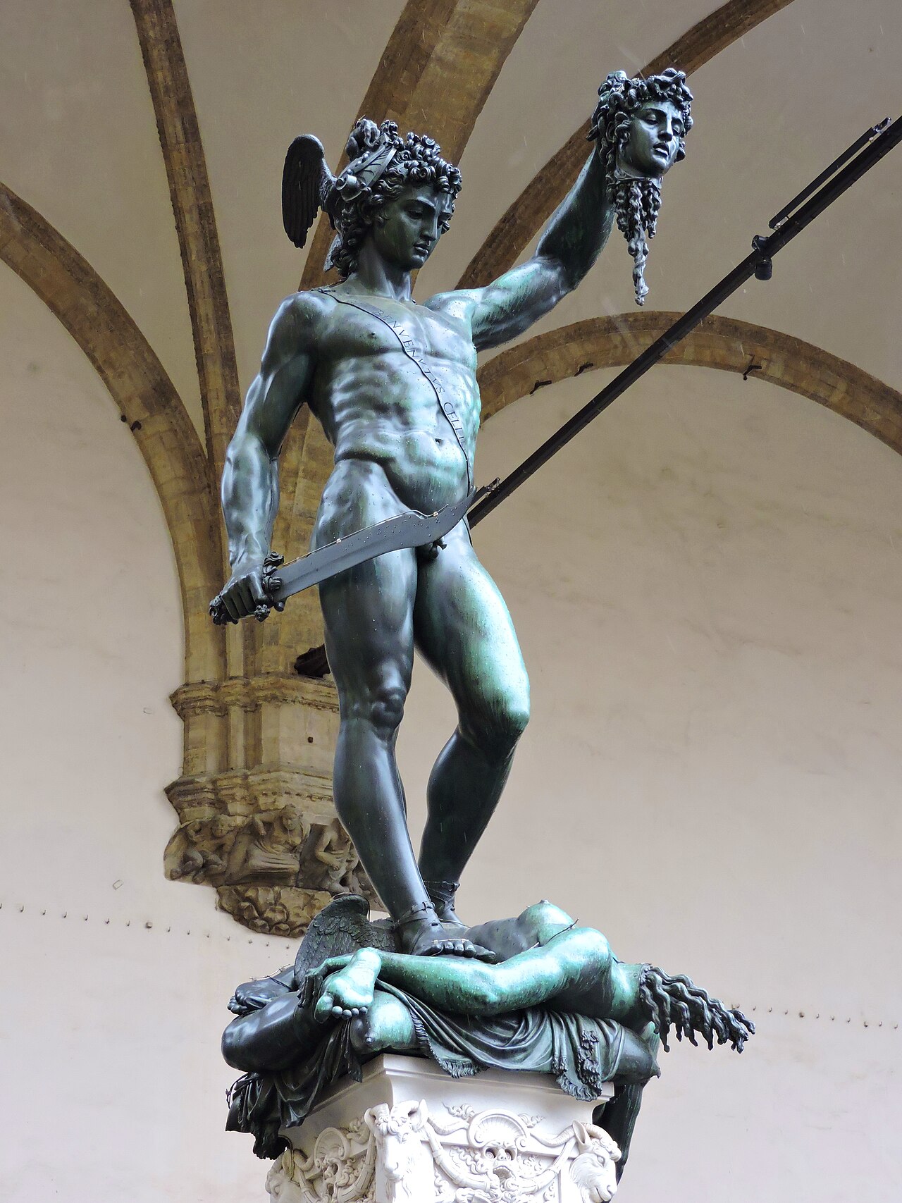 Perseus with the Head of Medus by Benvenuto Cellini