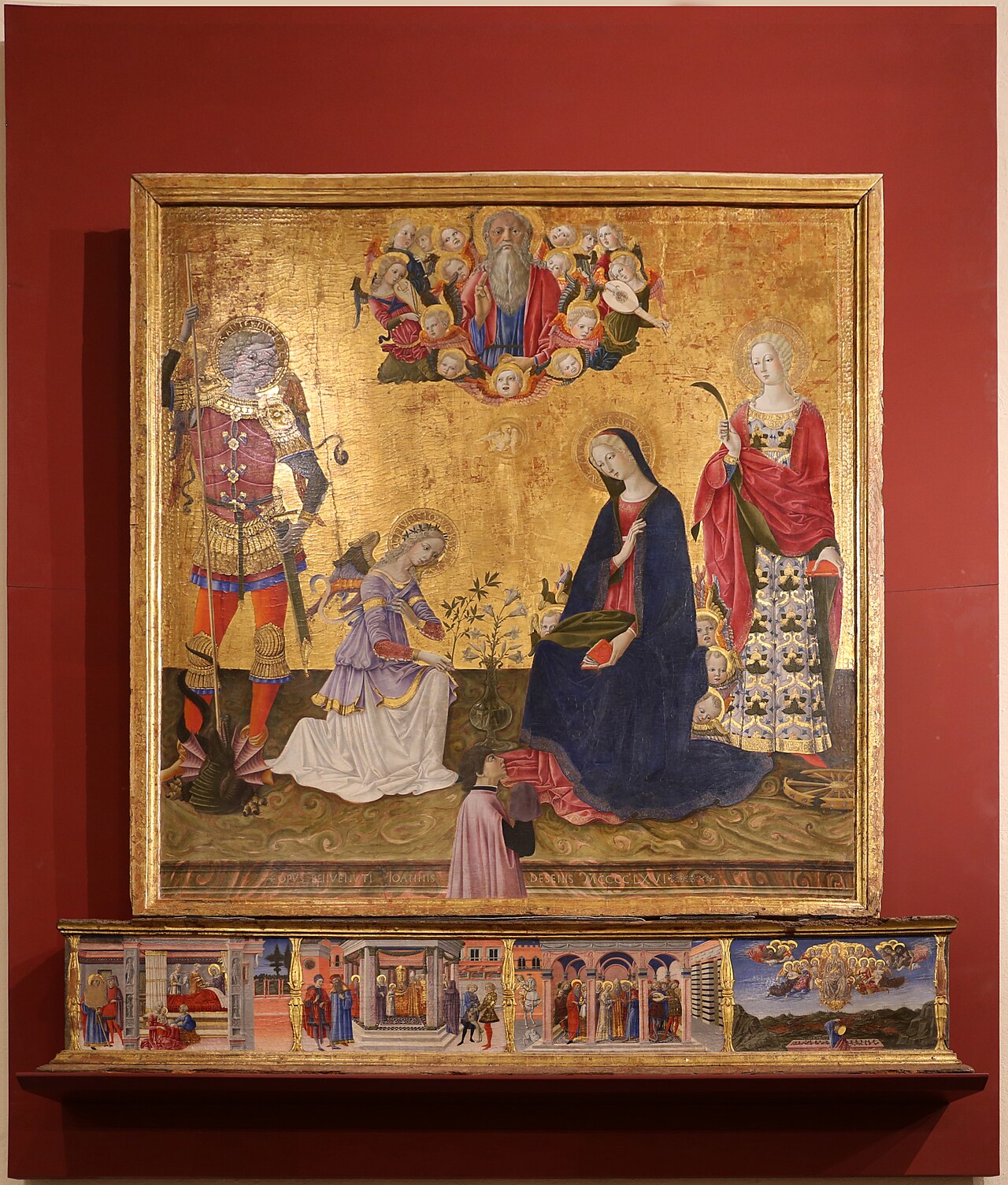 Madonna and Saints by Benvenuto di Giovanni