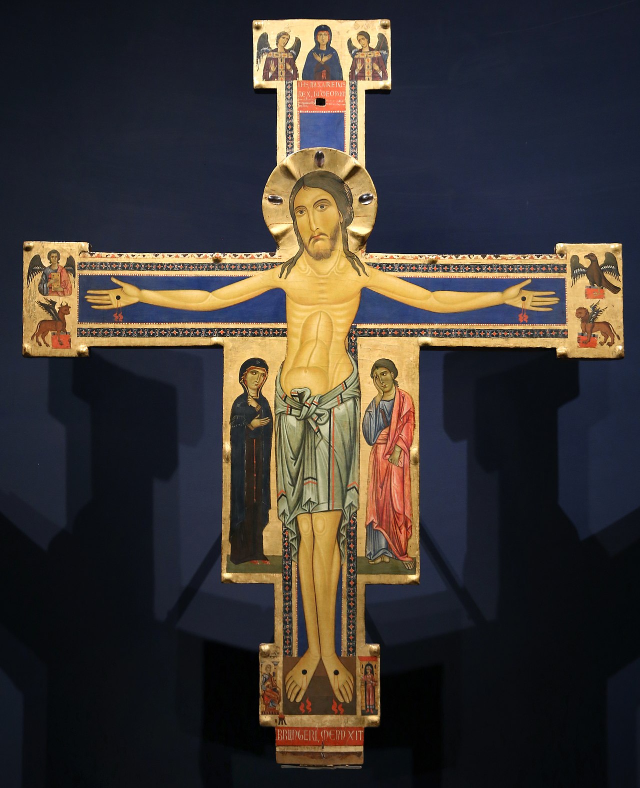Crucifix of Berlinghieri in Lucca by Berlinghiero Berlinghieri