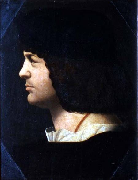 Portrait of a man by Bernardino de' Conti