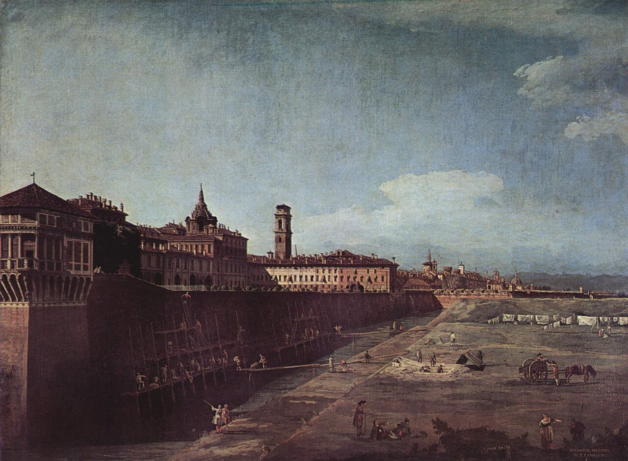 History of Turin by Bernardo Bellotto