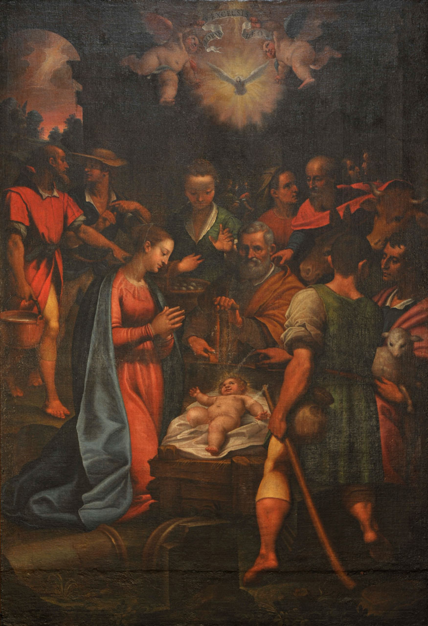 Adoration of the Shepherds by Bernardo Castello