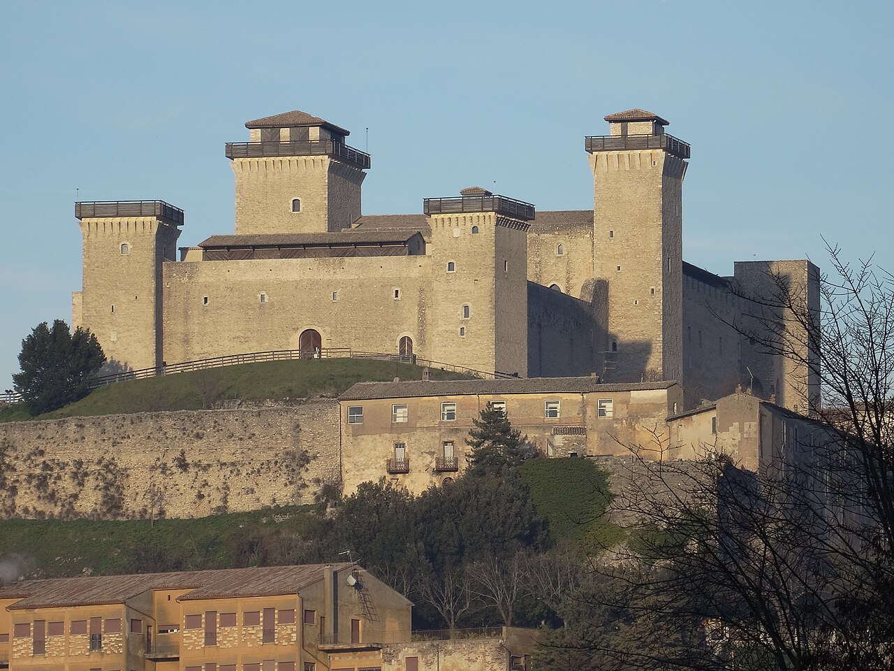 Rocca Albornoziana by Bernardo Rossellino