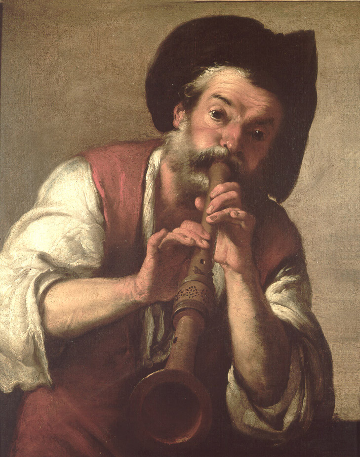 The flute player by Bernardo Strozzi
