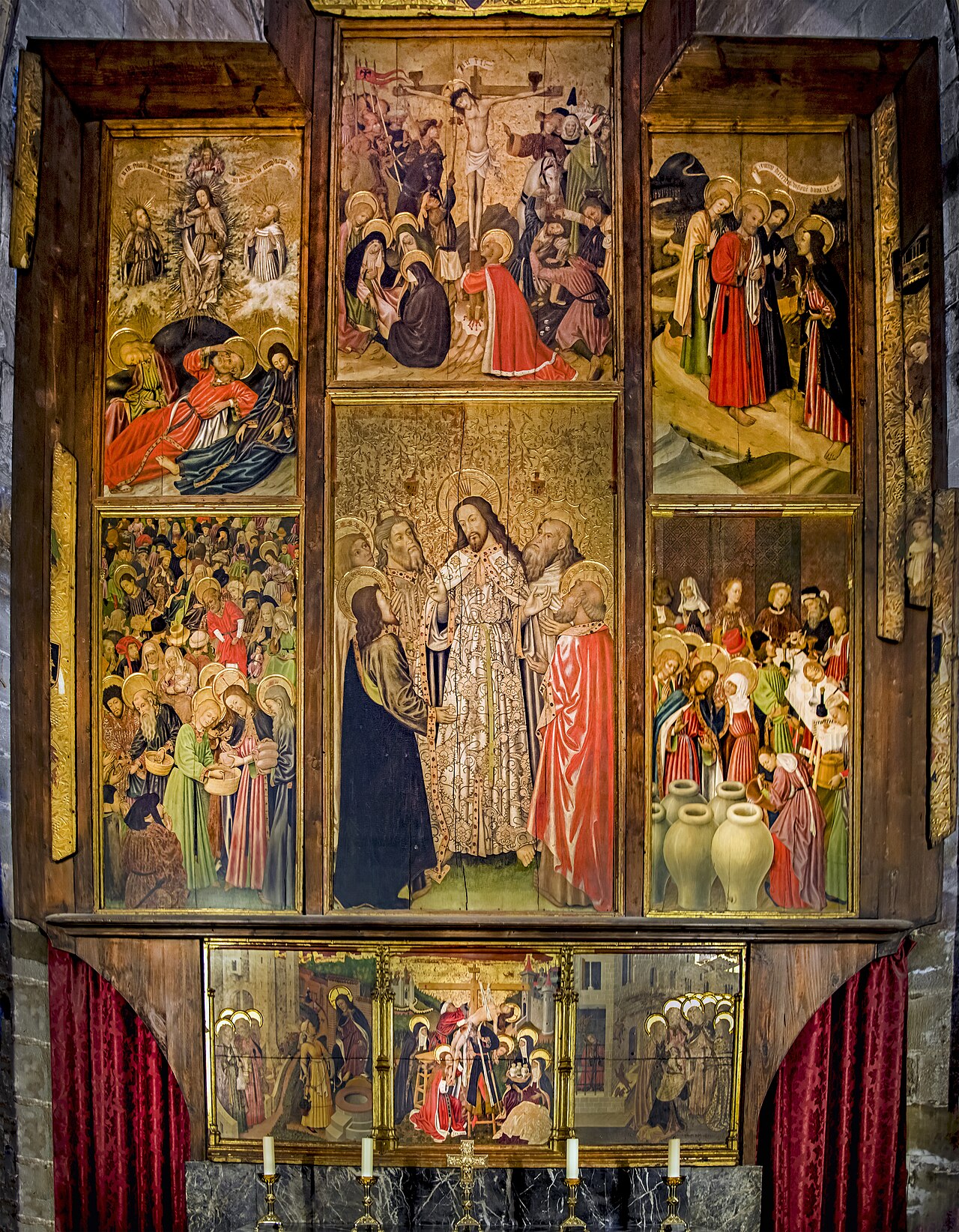 'Altarpiece of the Transfiguration' by Bernat Martorell