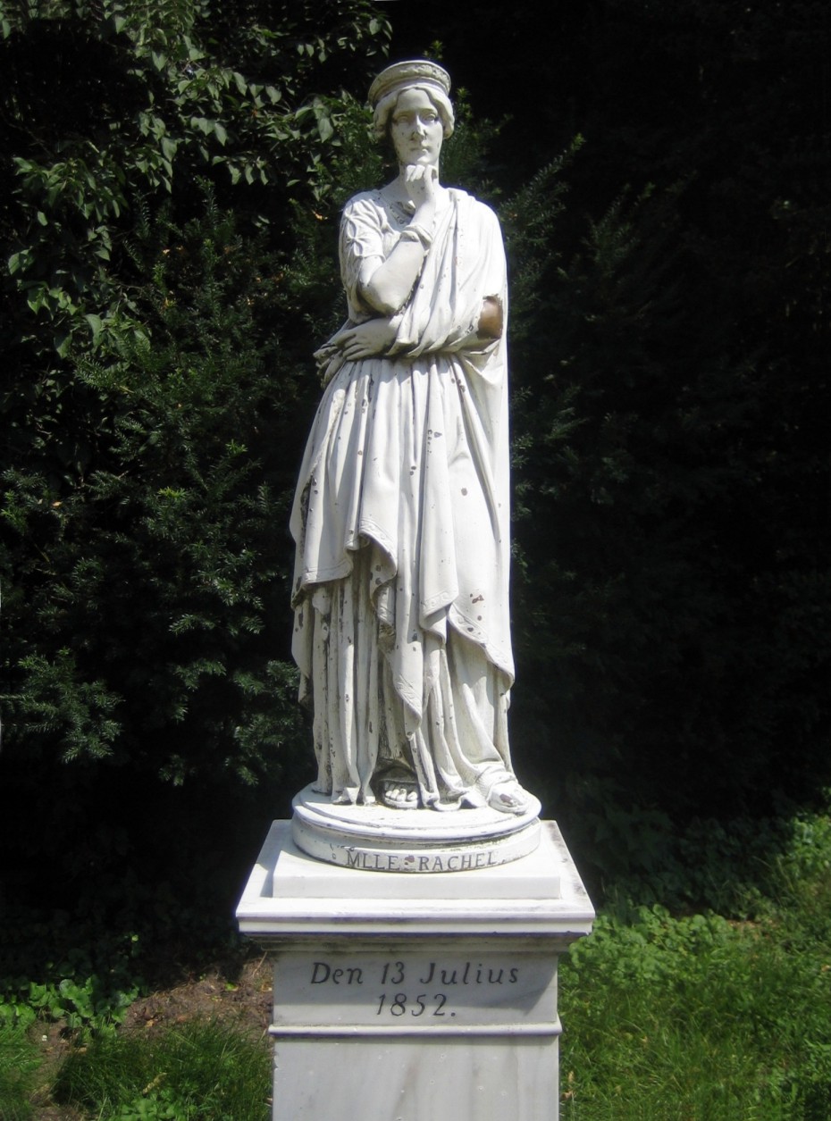 statuette of the actress Mademoiselle Elisa Rachel (replica) by Bernhard Afinger