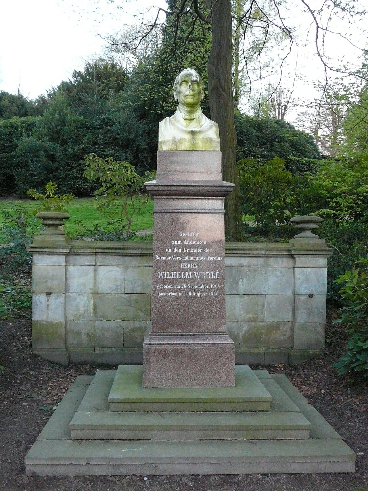 Werlé memorial by Bernhard Afinger
