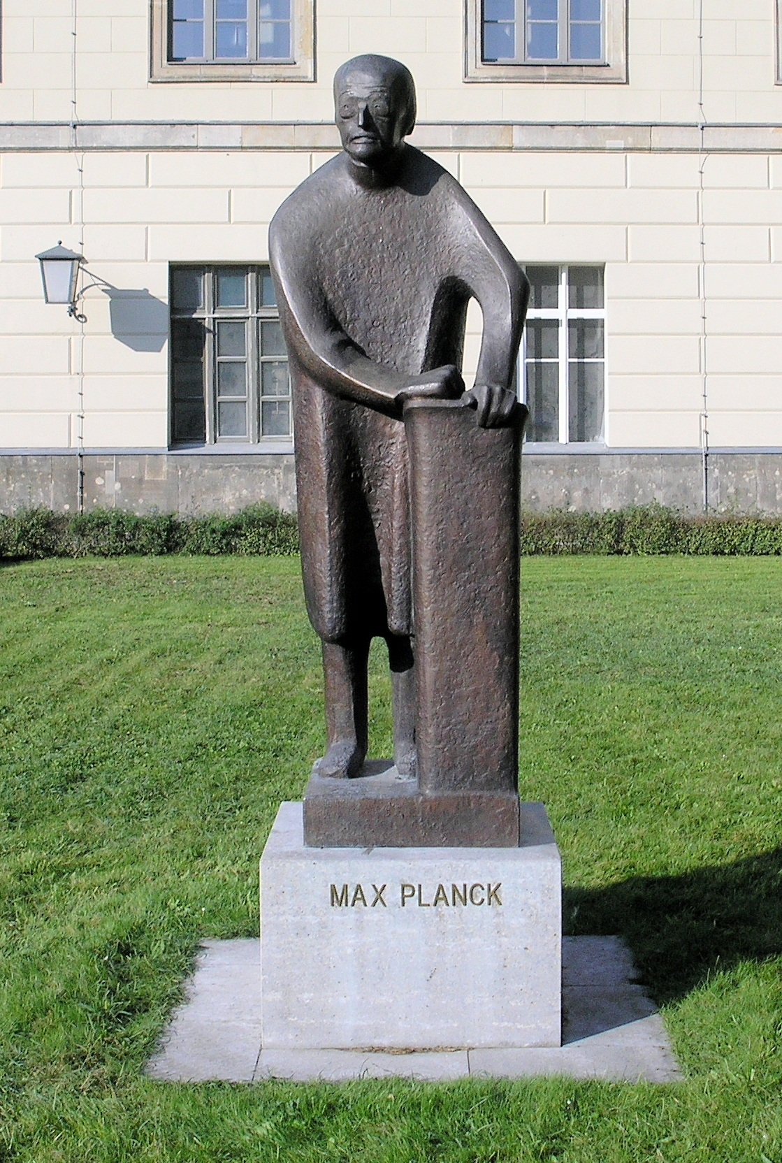 Statue of Max Planck by Bernhard Heiliger