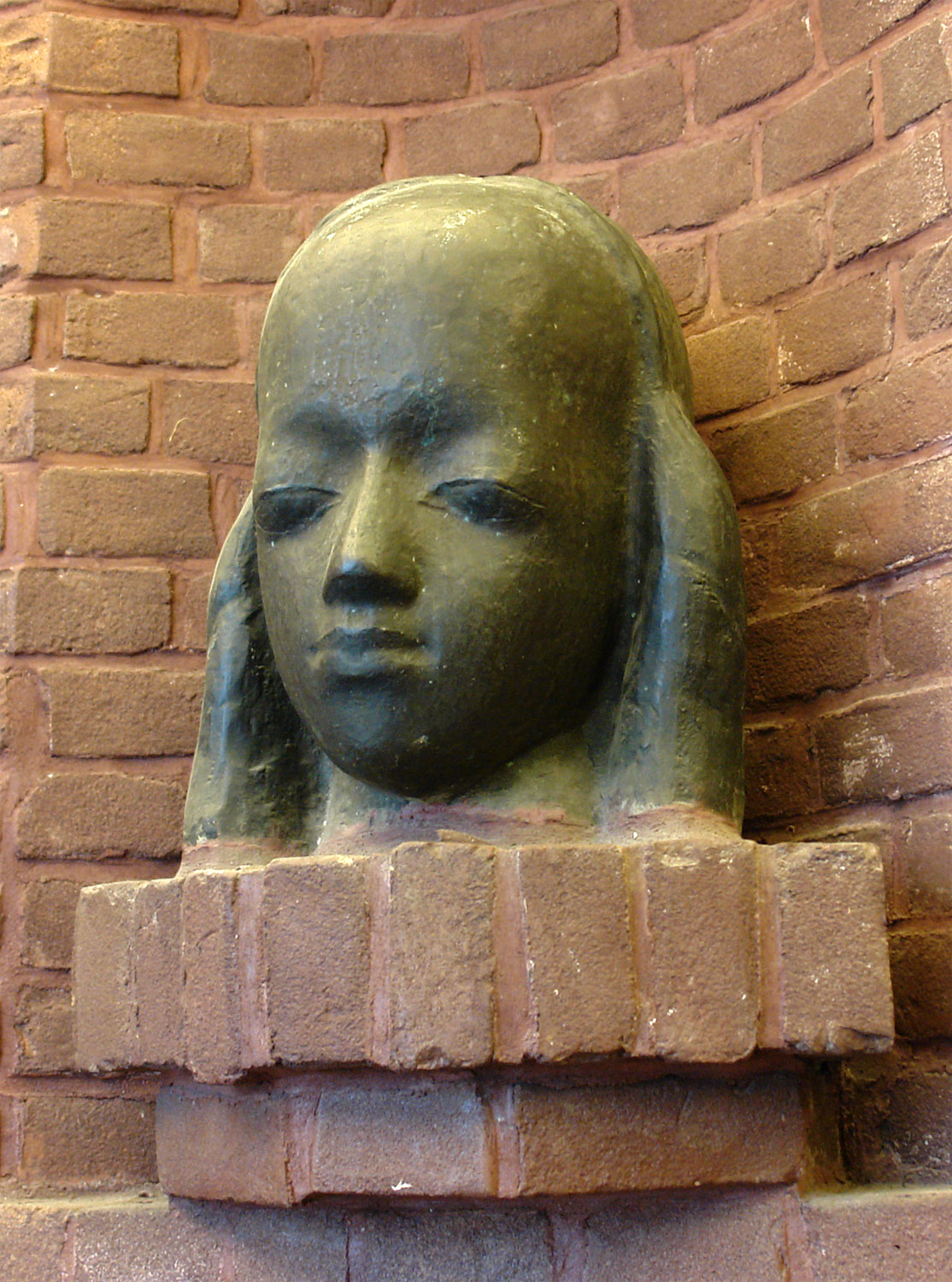 Girls head by Bernhard Hoetger