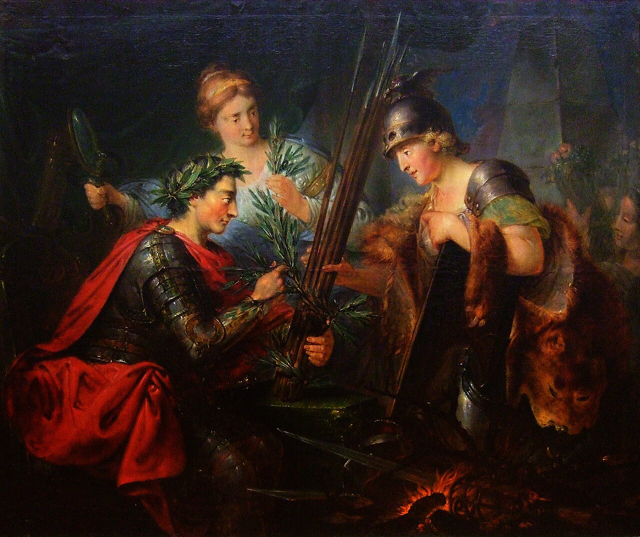 Allegory of Frederick the Great as the founder of the German Prince League by Bernhard Rode