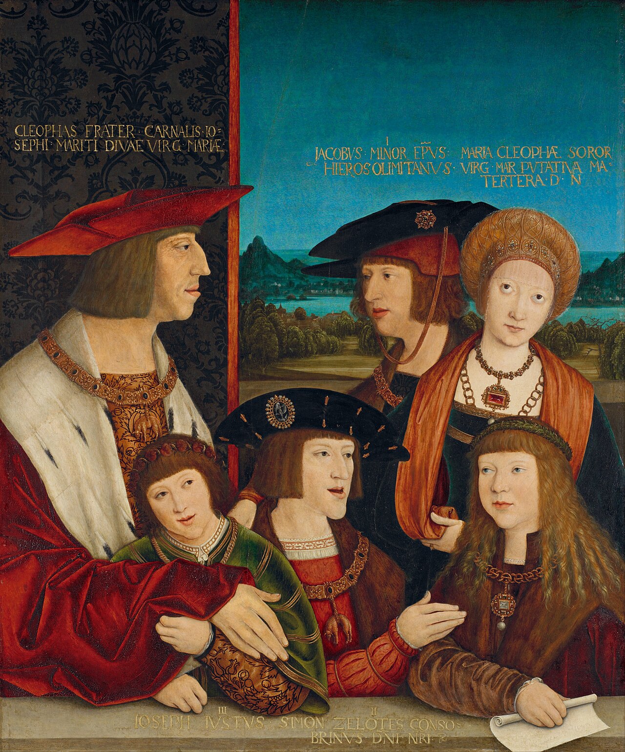 Portrait of Emperor Maximilian and his family by Bernhard Strigel