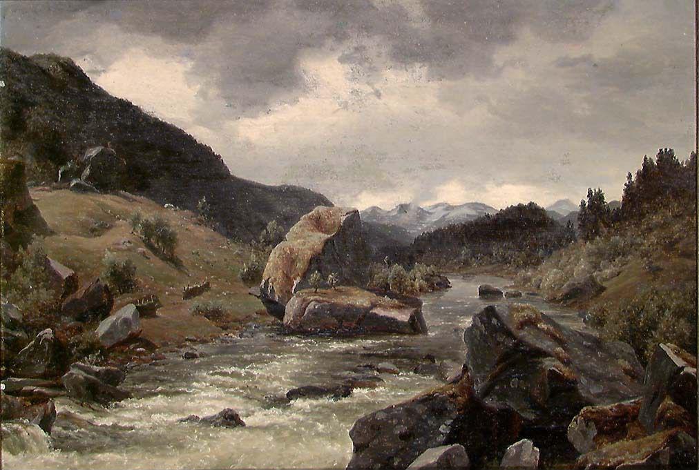 Landscape with a River by Bernt Lund
