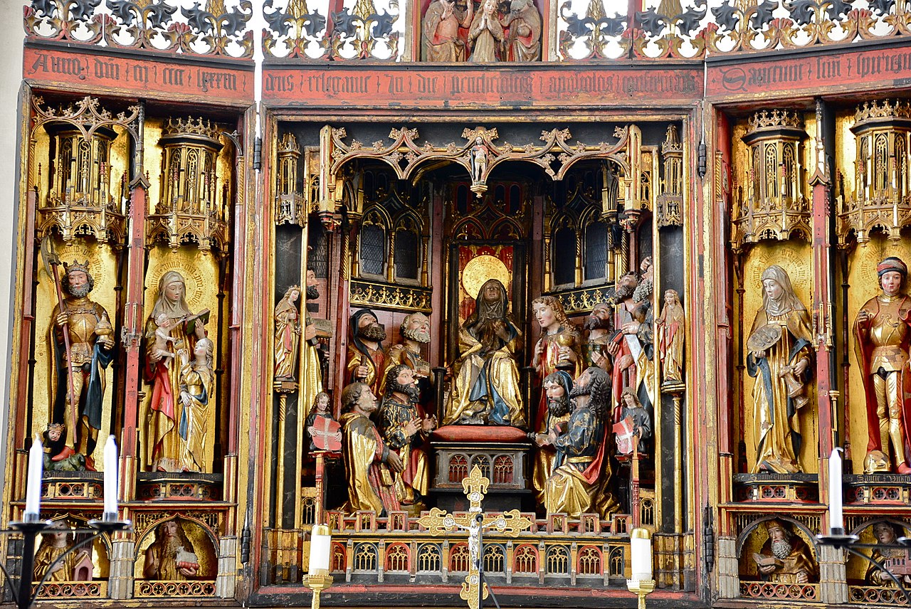 Altar of Church of Holy Spirit in Tallinn by Bernt Notke