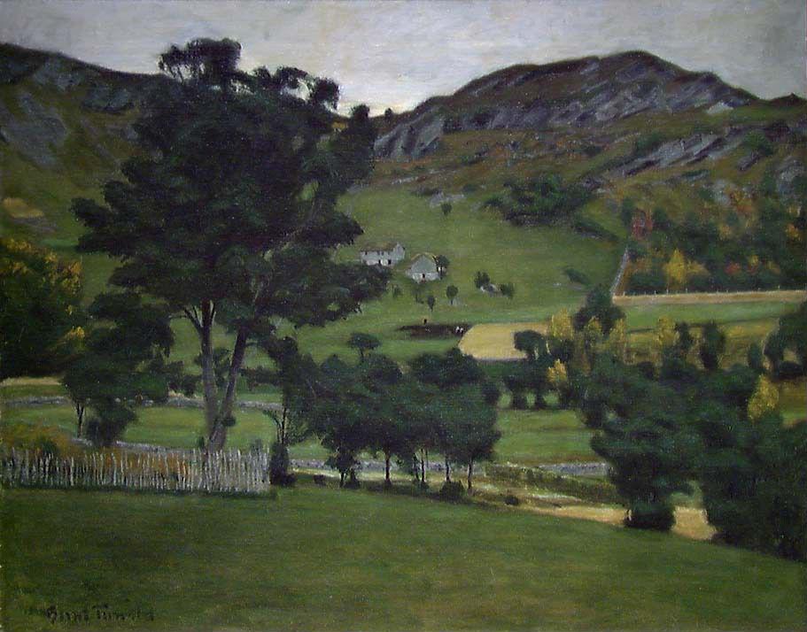 View of Djupdalen in Selje by Bernt Tunold