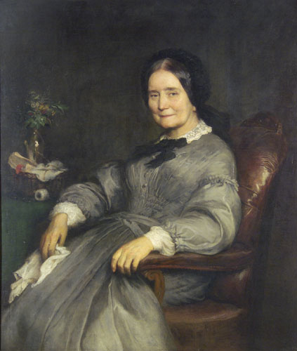 Portrait of Mrs. Rudolf Fuchs (Portrait of Mrs. Keresztély) by Bertalan Székely