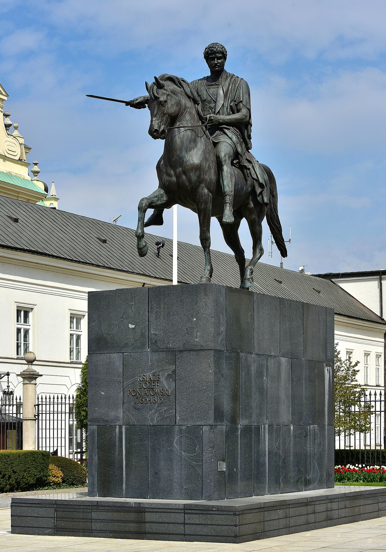 Monument to Prince Józef Poniatowski in Warsaw by Bertel Thorvaldsen
