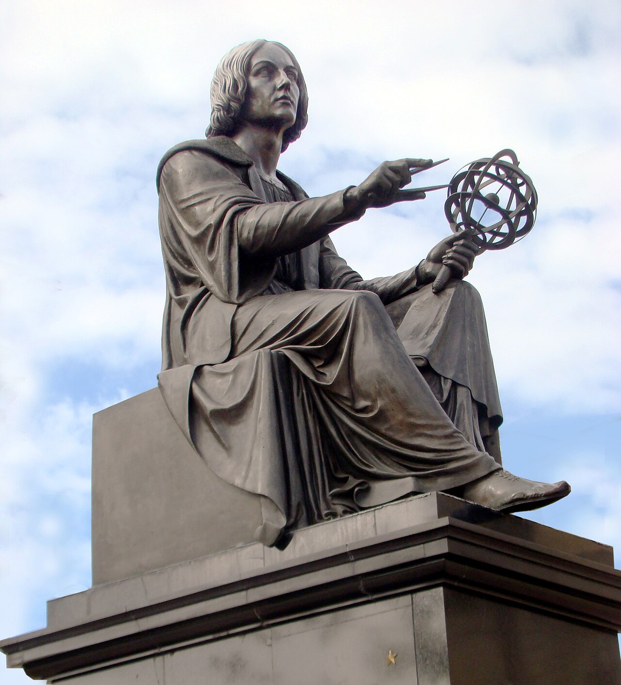 Nicolaus Copernicus Monument in Warsaw by Bertel Thorvaldsen
