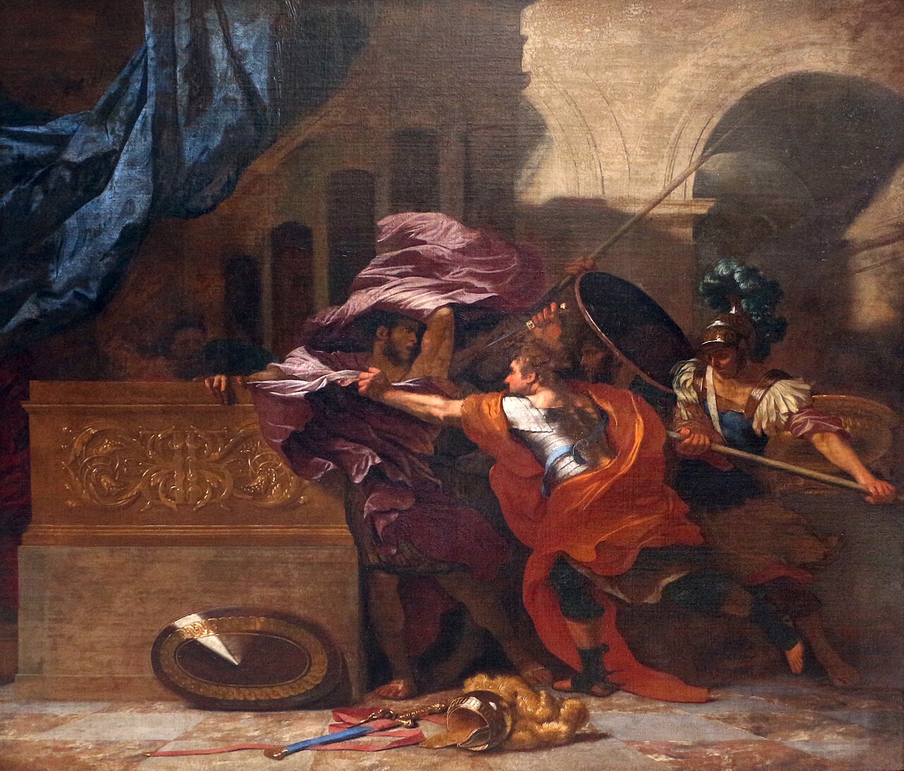 Death of Pyrrhus by Bertholet Flémal