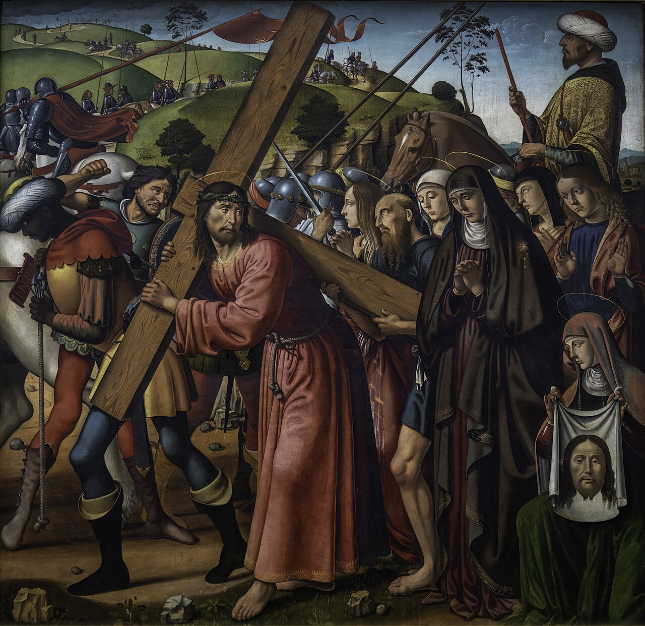 The Carrying of the Cross by Biagio d'Antonio