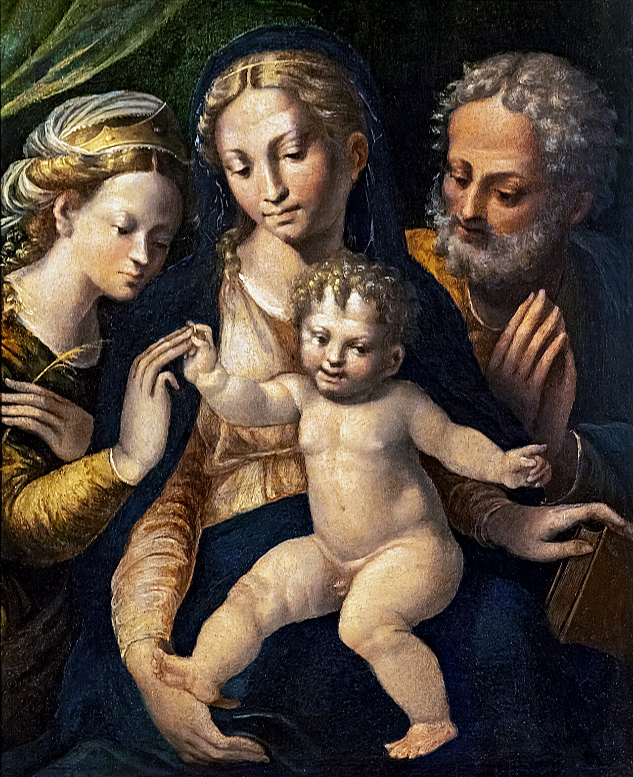 Mystical marriage of Saint Catherine by Biagio Pupini
