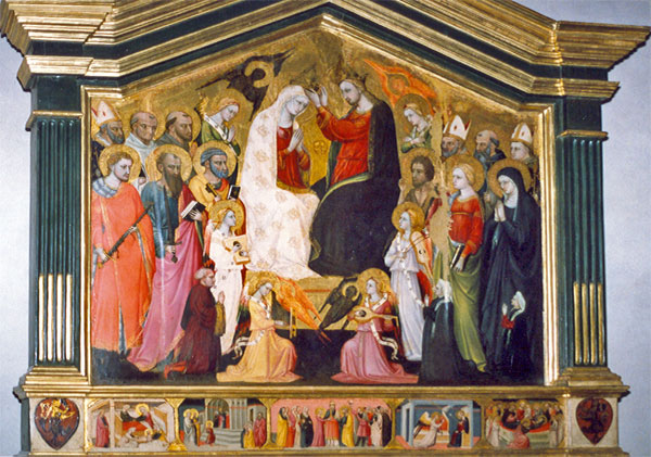 Coronation of Mary by Bicci di Lorenzo