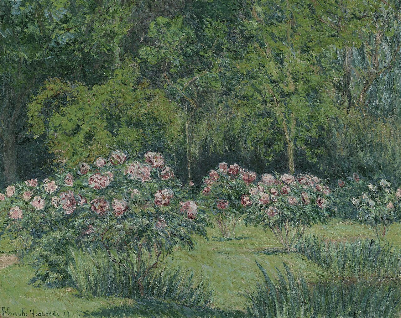 The Garden at Giverny by Blanche Hoschedé Monet