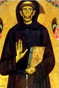 Saint Francis. by Bonaventura Berlinghieri