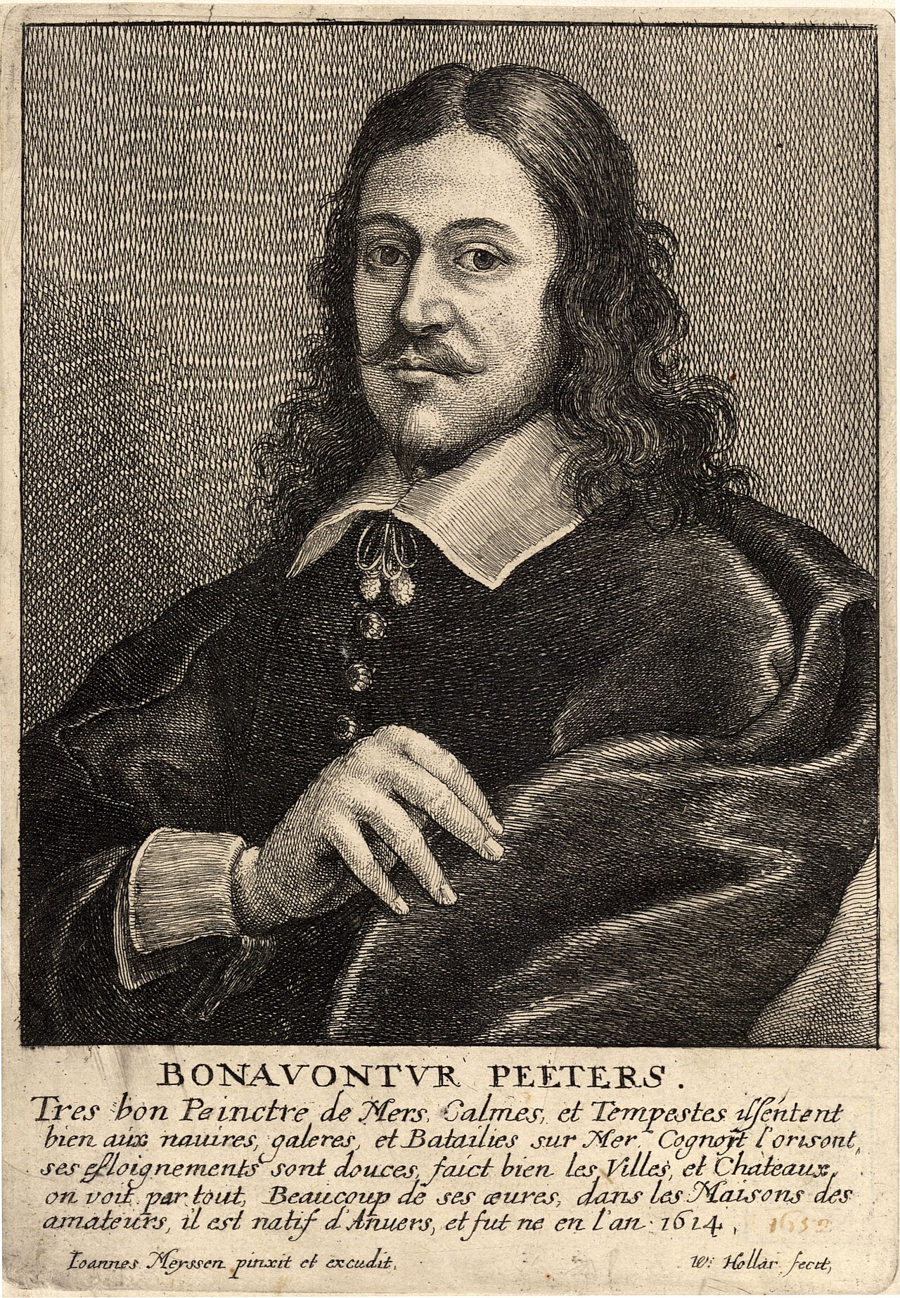 Portrait of Bonaventura Peeters the Elder