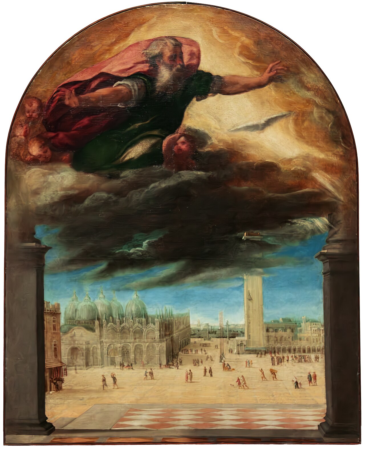 God the Father over the Piazza San Marco by Bonifazio Veronese
