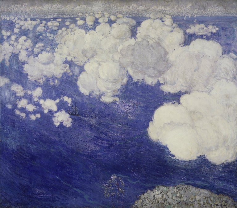 Clouds over the Black Sea--Crimea by Boris Anisfeld