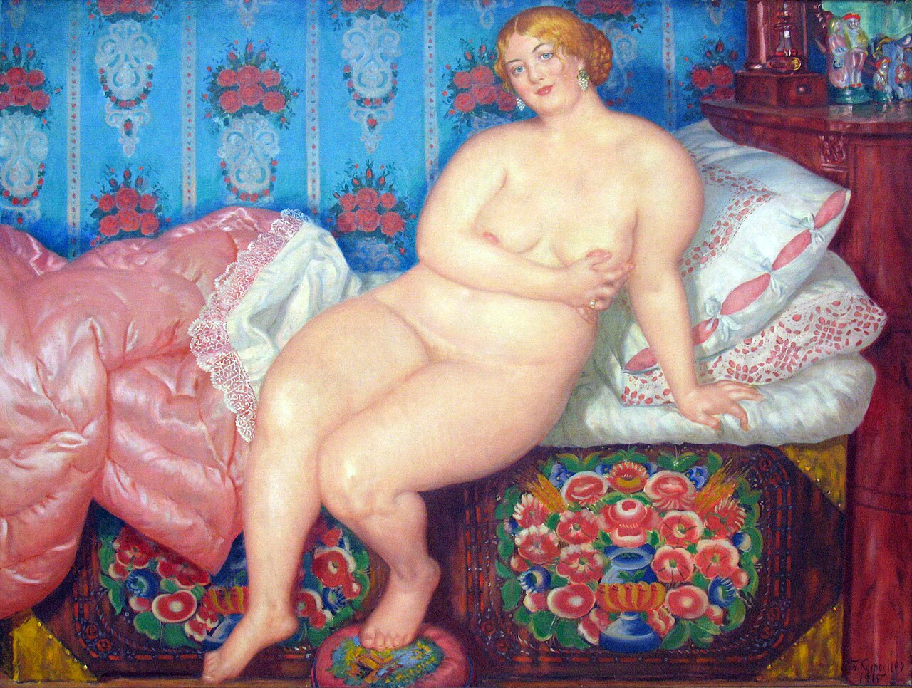The Beauty by Boris Kustodiev