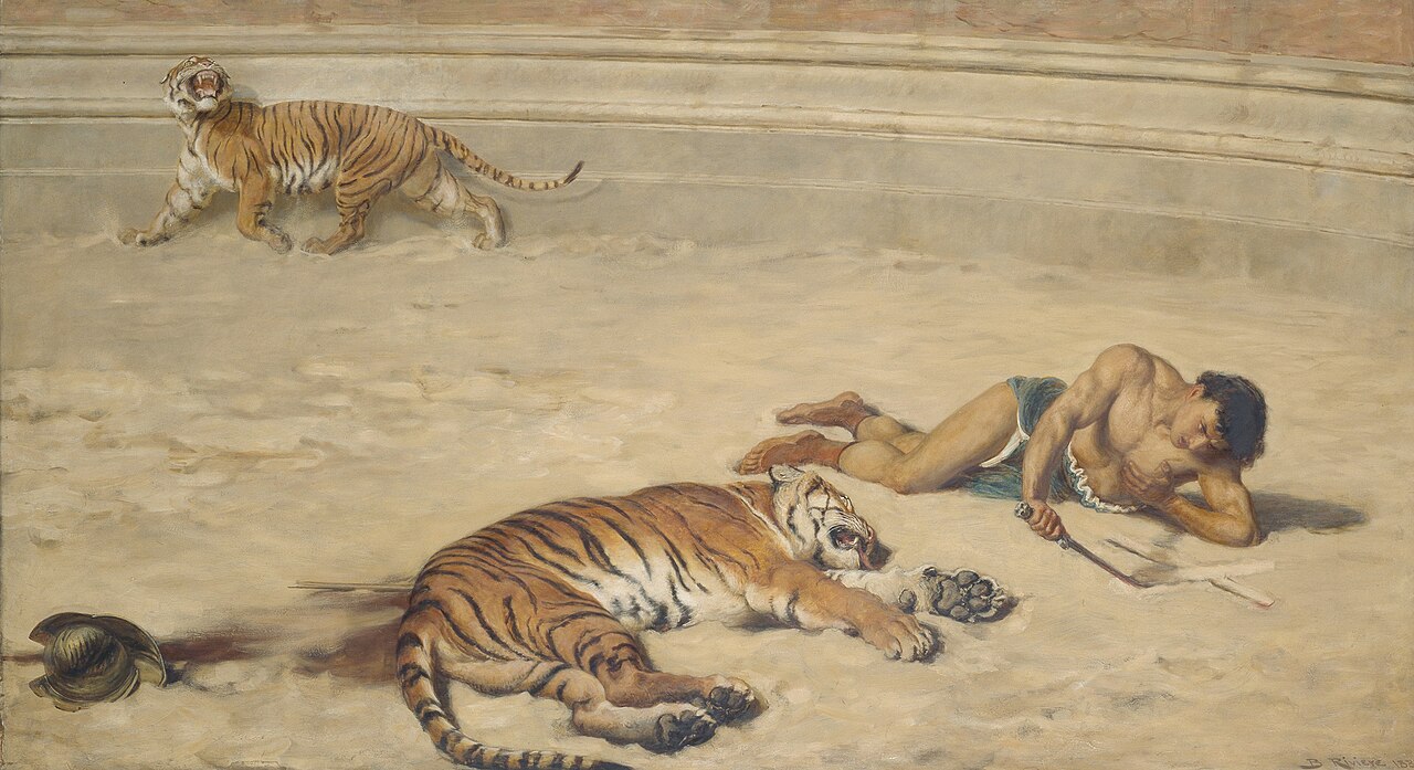 A Roman holiday by Briton Rivière